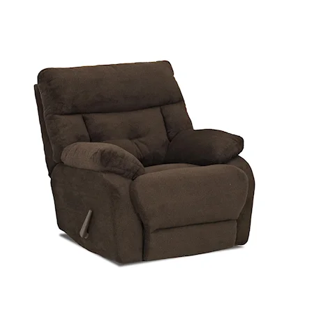 Casual and Comfortable Recliner With Manual Reclining Handle